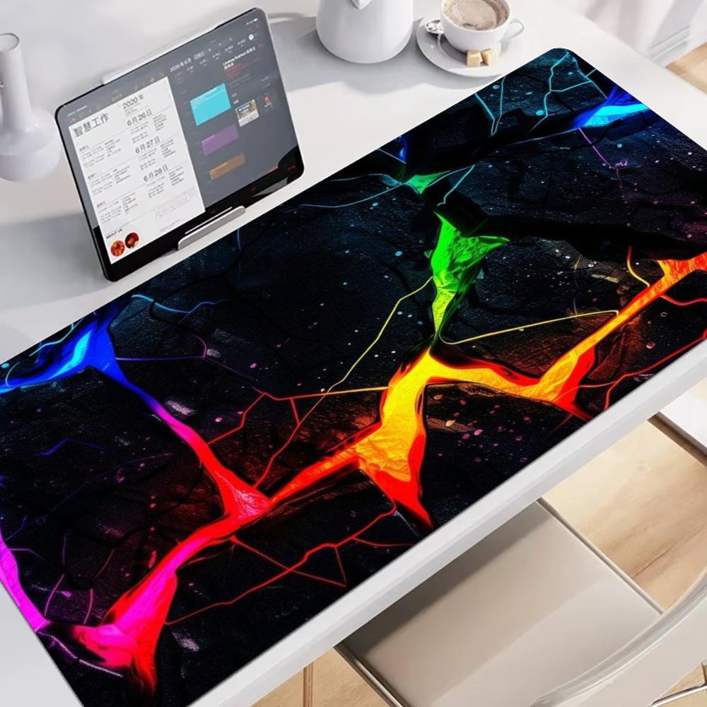 Office Tech Background - Grand tapis de souris XXL pour