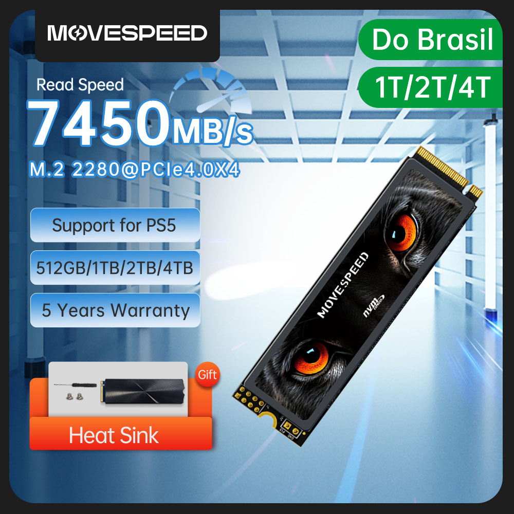 Samsung Ssd 980 Pro - MOVESPEED 7450 mo/s SSD NVMe M.2