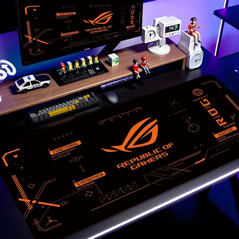 Office Tech Logo - Grand tapis de souris avec logo