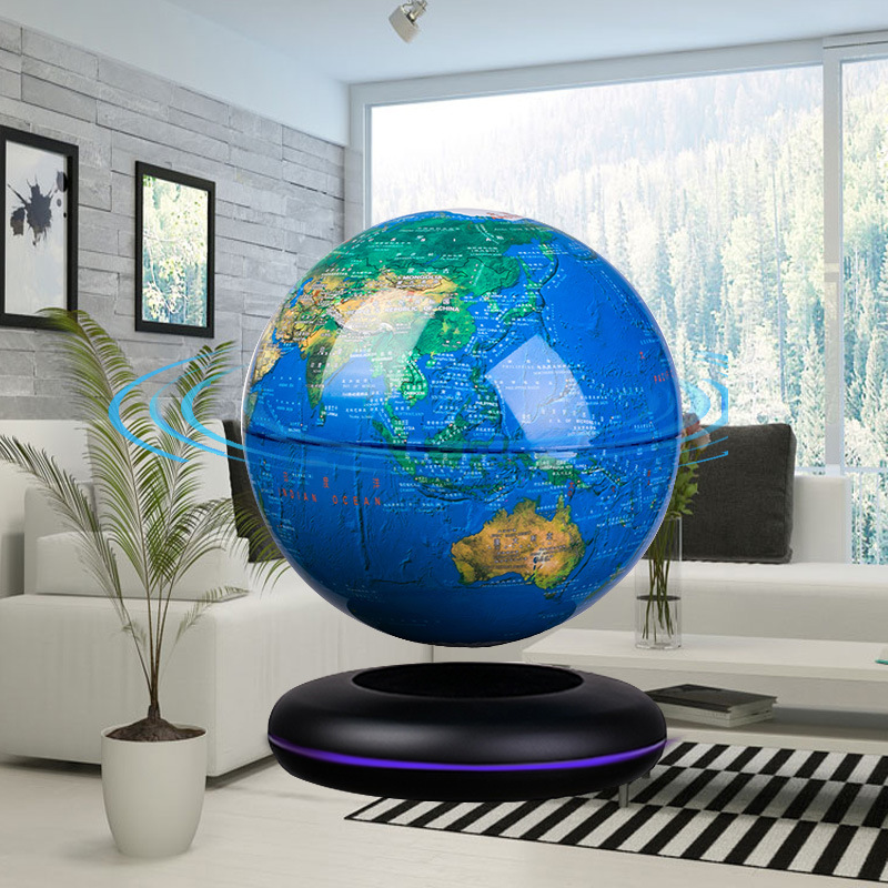 Office Tech - Globe à lévitation magnétique 8 pouces,
