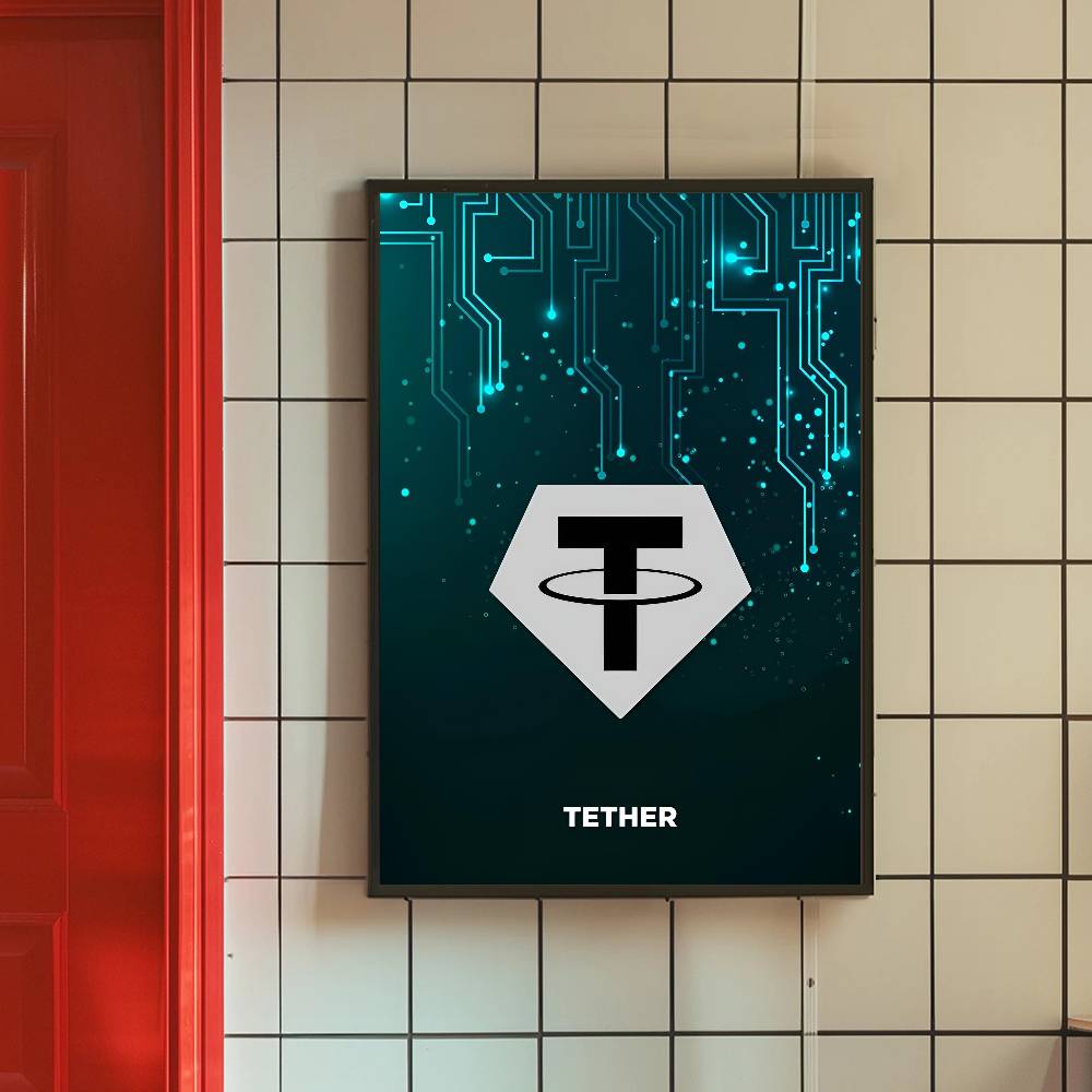 Affiche de symboles crypto de  - Office Tech Logo avis et prix