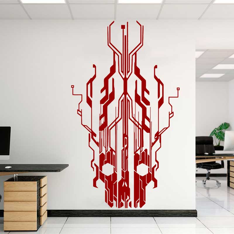 Autocollant mural en vinyle av - Office Tech Decor avis et prix