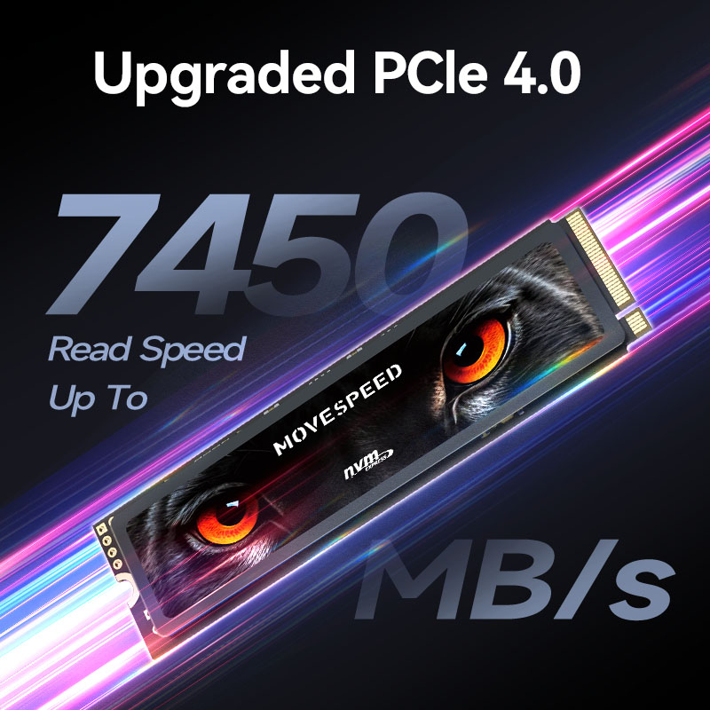 MOVESPEED 7450 mo/s SSD NVMe M - Samsung Ssd 980 Pro avis et prix