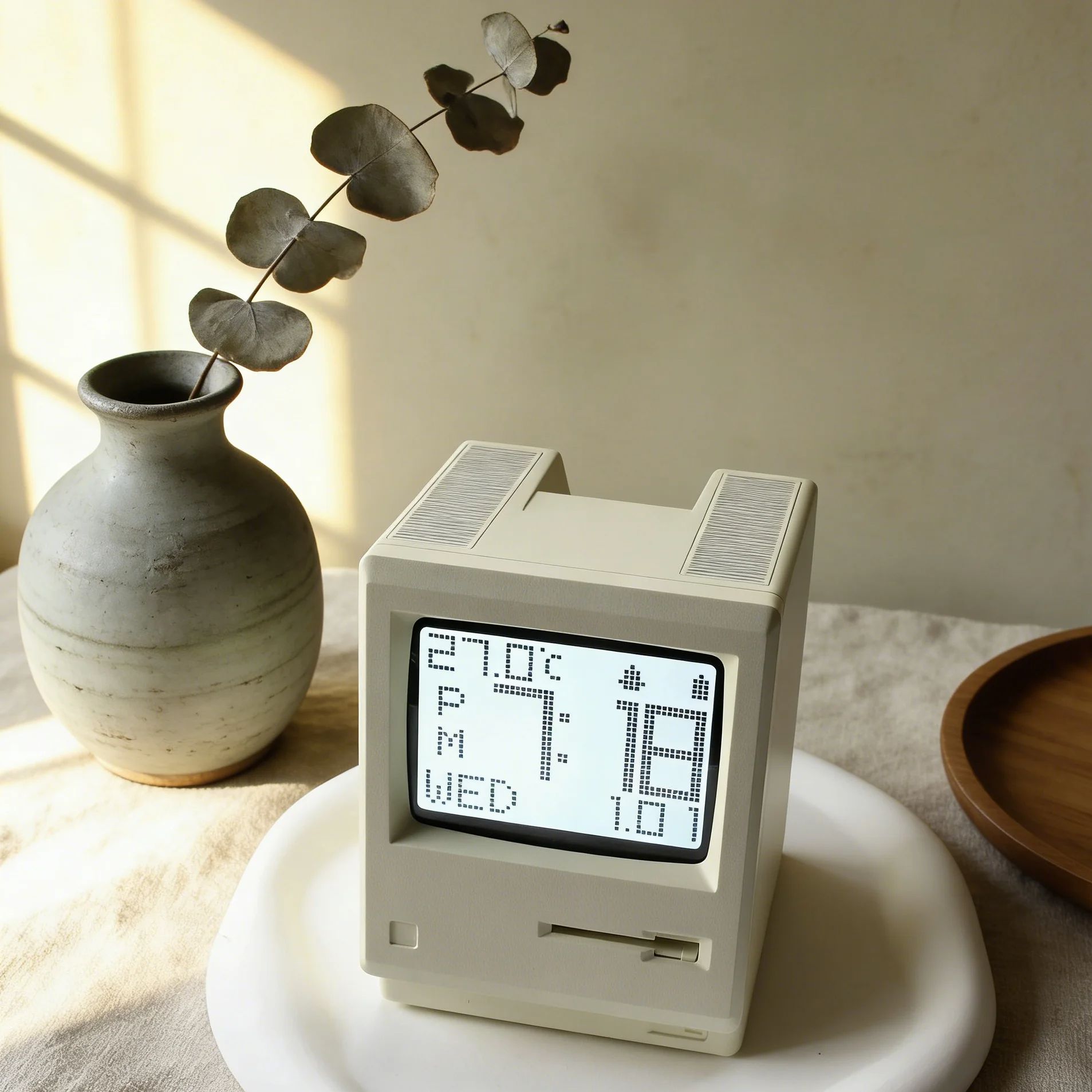 Réveil Maclock rétro nostalgiq - Office Tech Decor avis et prix