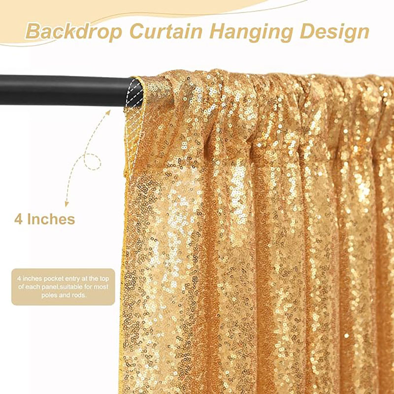 2 panneaux de fond en sequins, - Office Tech Background avis et prix